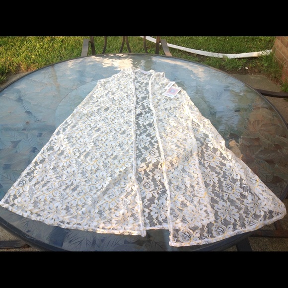 Nwt lularoe lace vest size xs - Picture 1 of 4